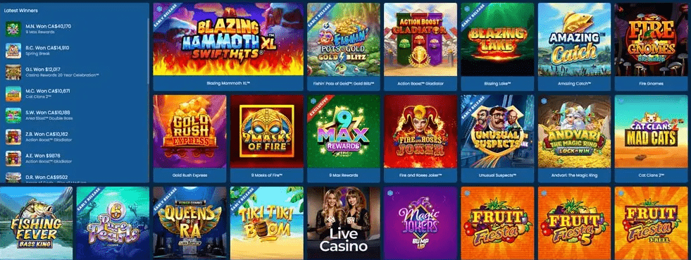 cosmo casino games